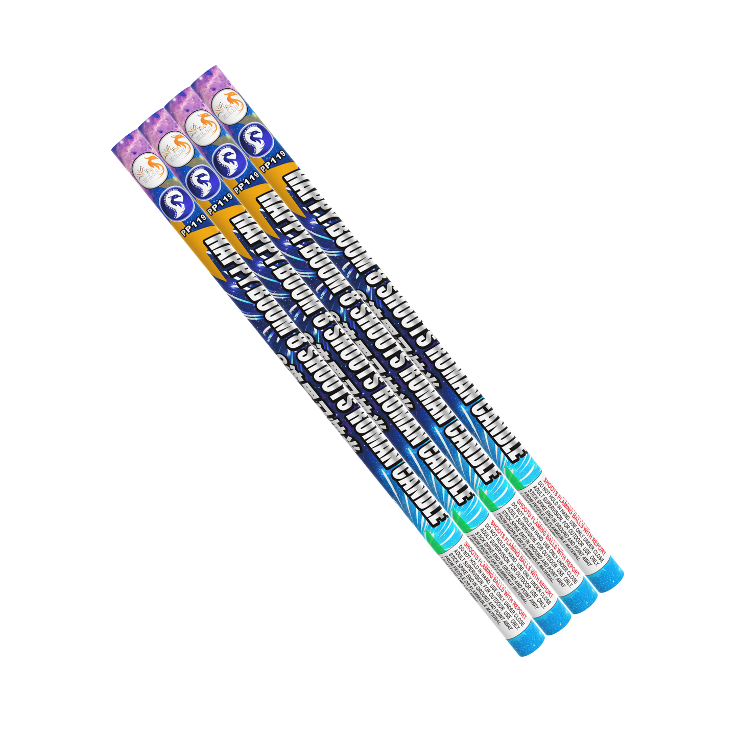 (100) 8 Shot Roma Candle – KLM Fireworks