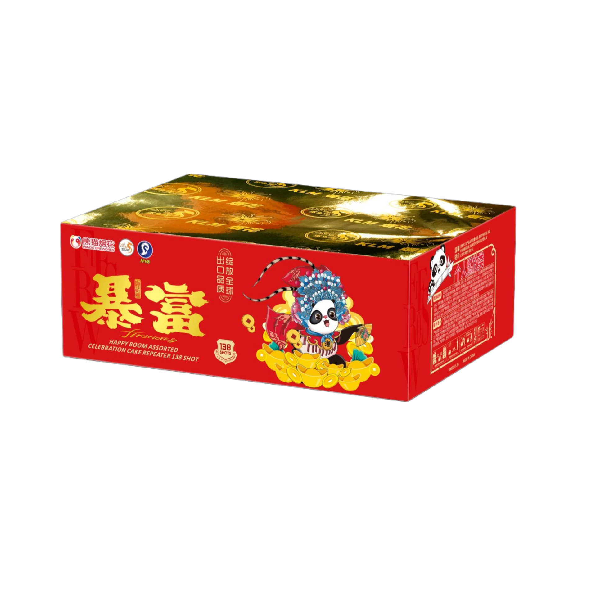 B5) 4“138发四季发财(模压) – KLM Fireworks