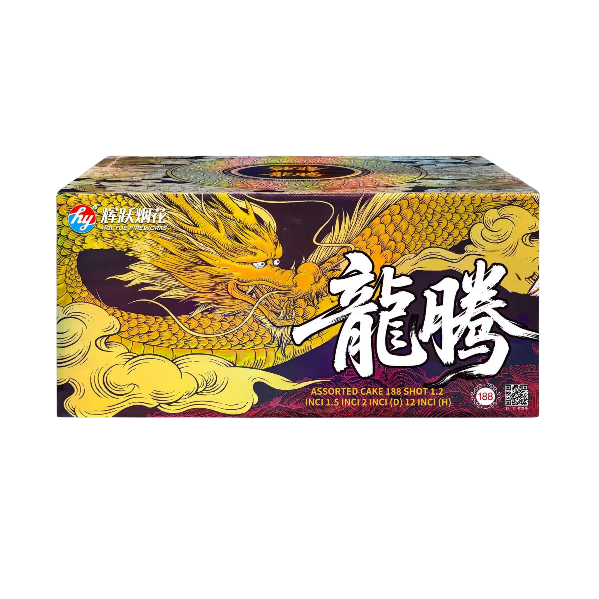 SV120) 至尊王12''188V 龙腾- (1.2+2） – KLM Fireworks